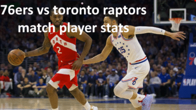 76ers vs Toronto Raptors Match Player Stats