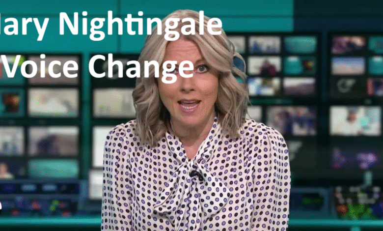 Mary Nightingale Voice Change