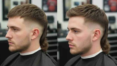 Burst Fade Mullet