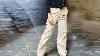 Khaki Cargo Pants for Women